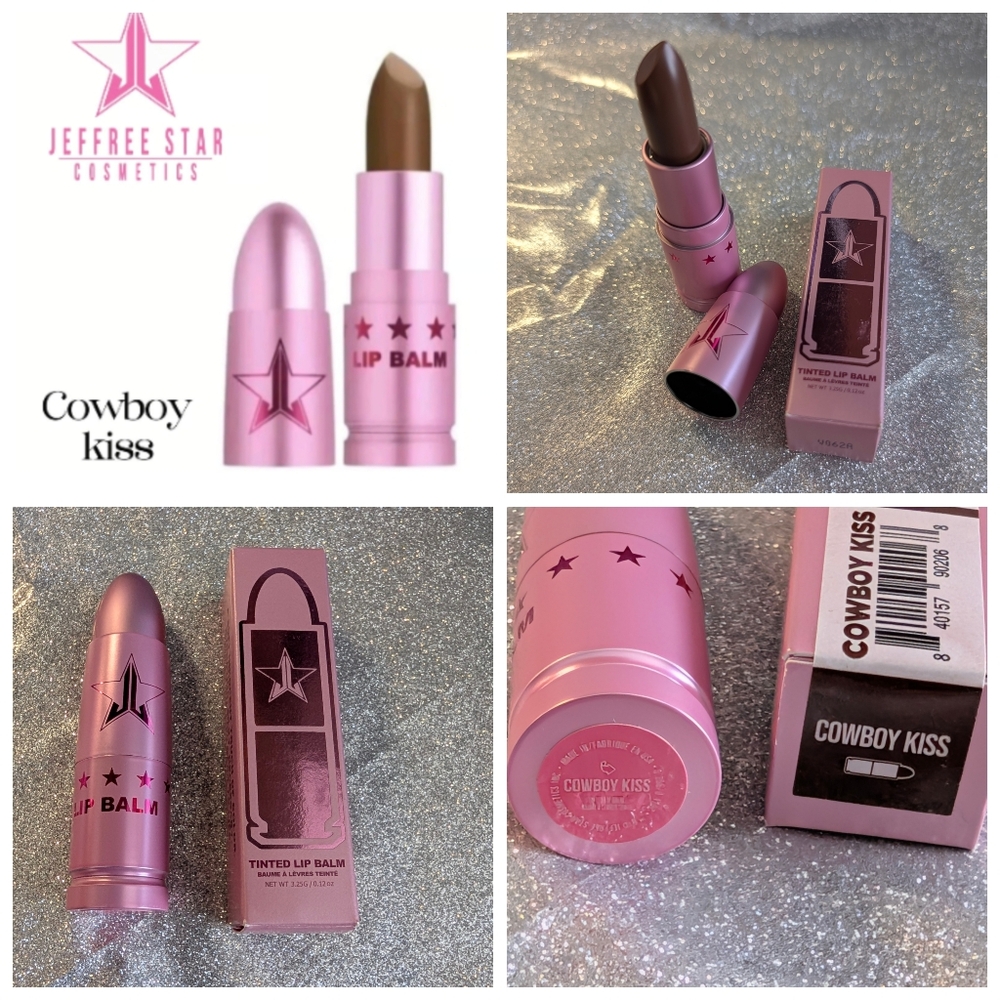 Cowboy Kiss Hydrating Supple Lip Balm In Dark Brown By Jeffree Star NIB - Picture 4 of 13